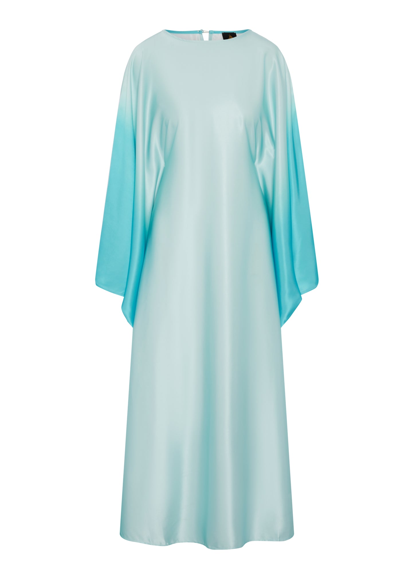 Satin Two Tone Abaya Aqua £20/ 3 for £55