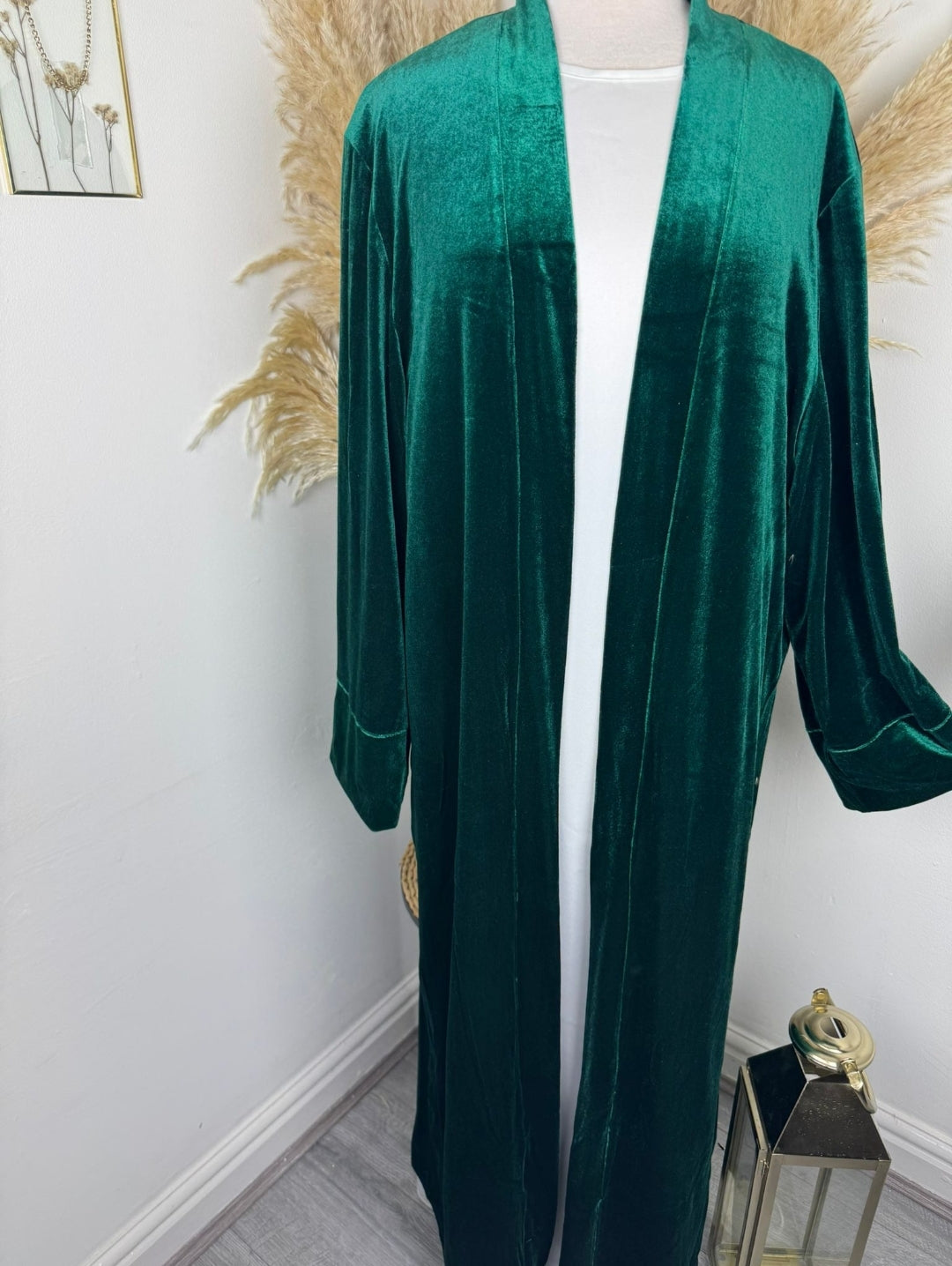 Velvet Abaya Green £25/ 2 for £45